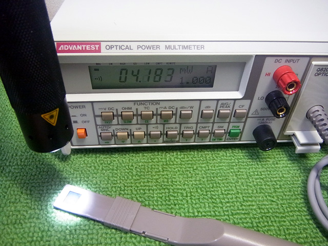 TQ8215+Q82021A光パワーメータ+光センサ・セット｜中古測定器のアイジー